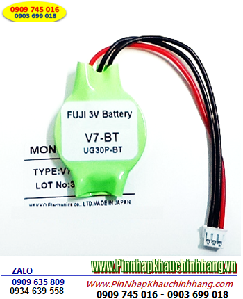 FUJI V7-BAT; Pin nuôi nguồn FUJI V7-BAT lithium 3.0v 620mAh chính hãng _Made in Japan